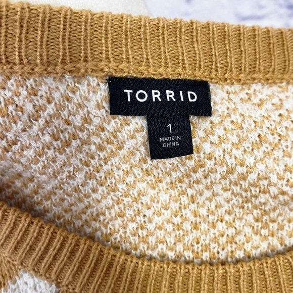 TORRID Popcorn Leopard Print Drop Shoulder Sweater - SIZE 1X - Picture 4 of 10